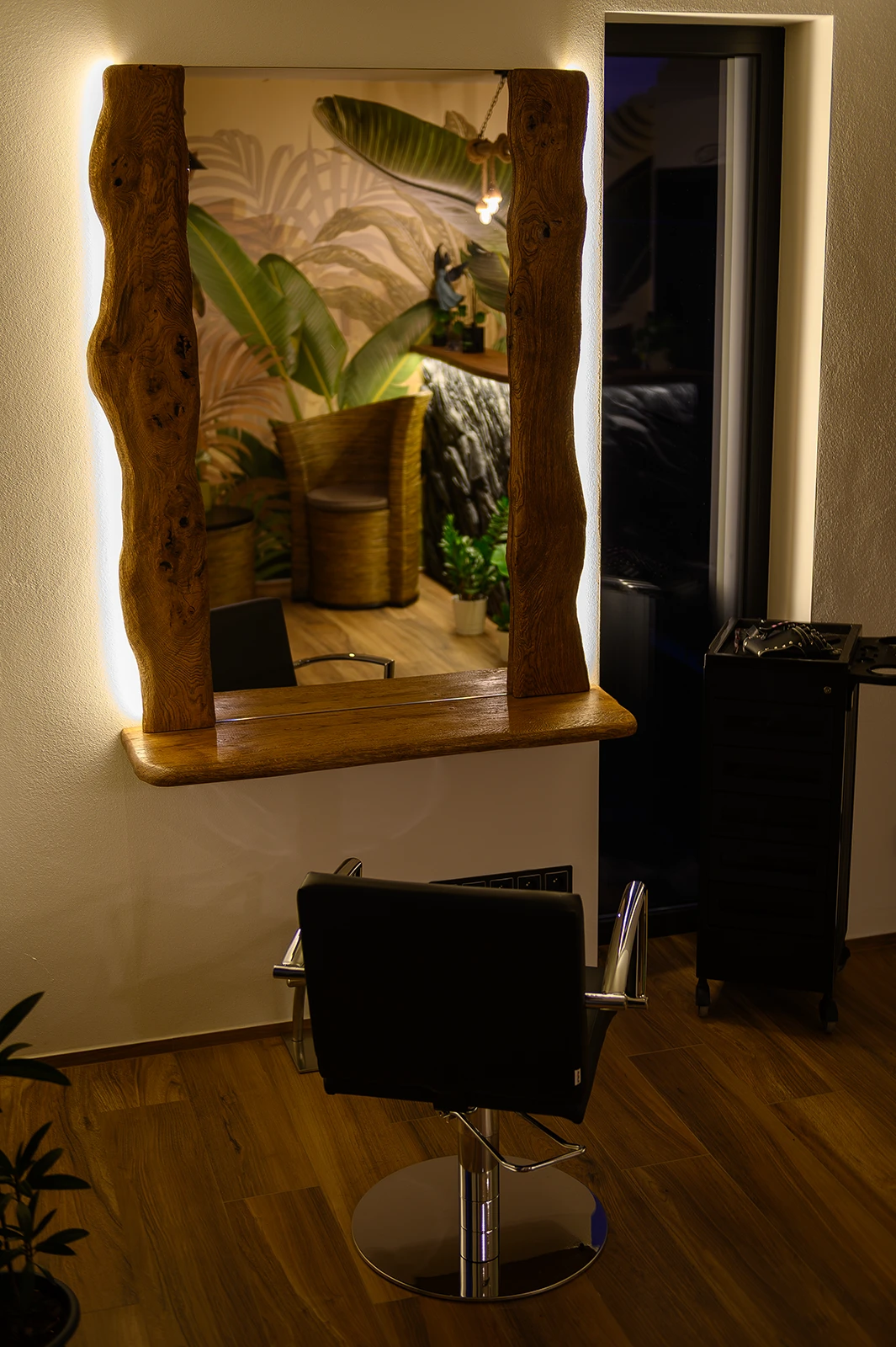 Interiér kadeřnictví